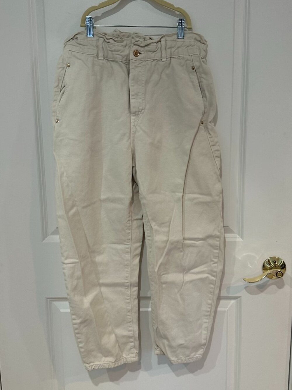 Zara Paperbag Waist Jeans